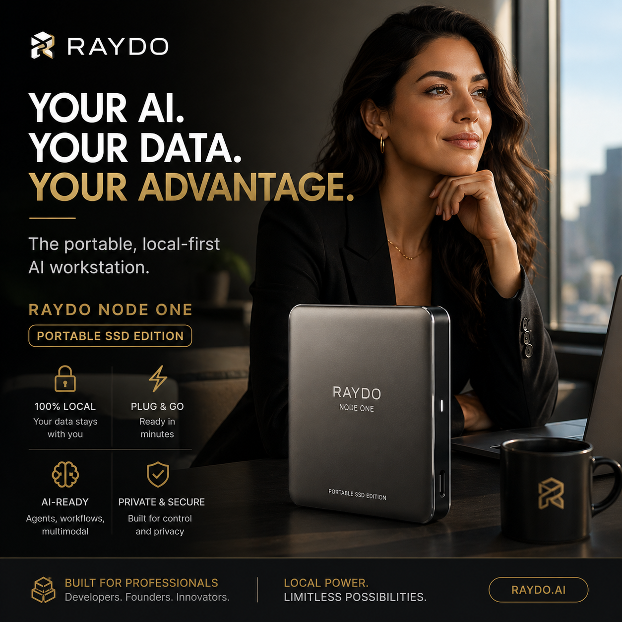 Raydo Node One Local AI Work Environment